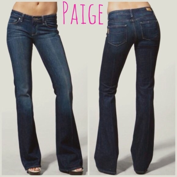PAIGE Denim - Paige Laurel Canyon Jean Bootcut Stretch Dark Wash